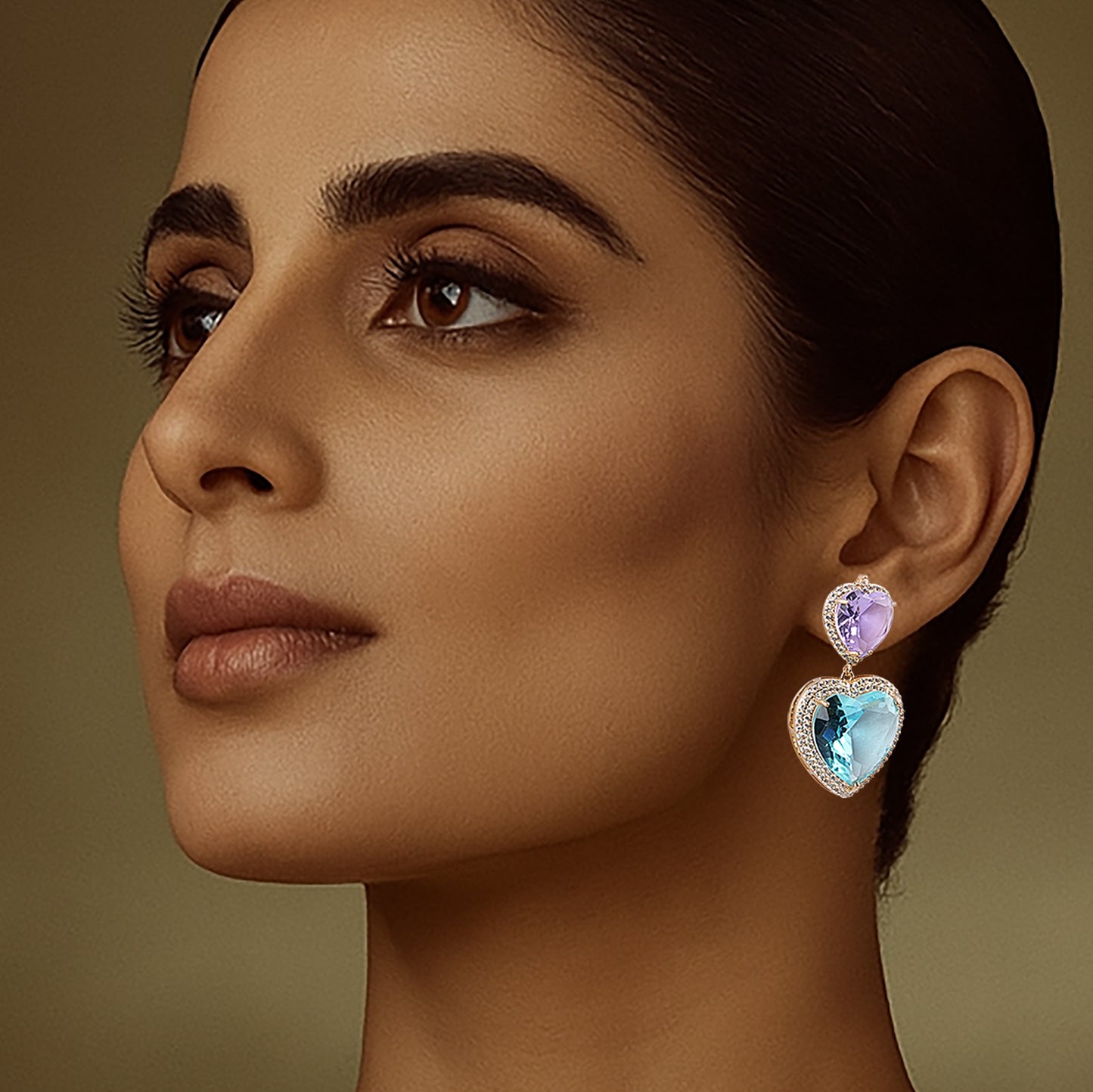 Caelia Heart Earrings