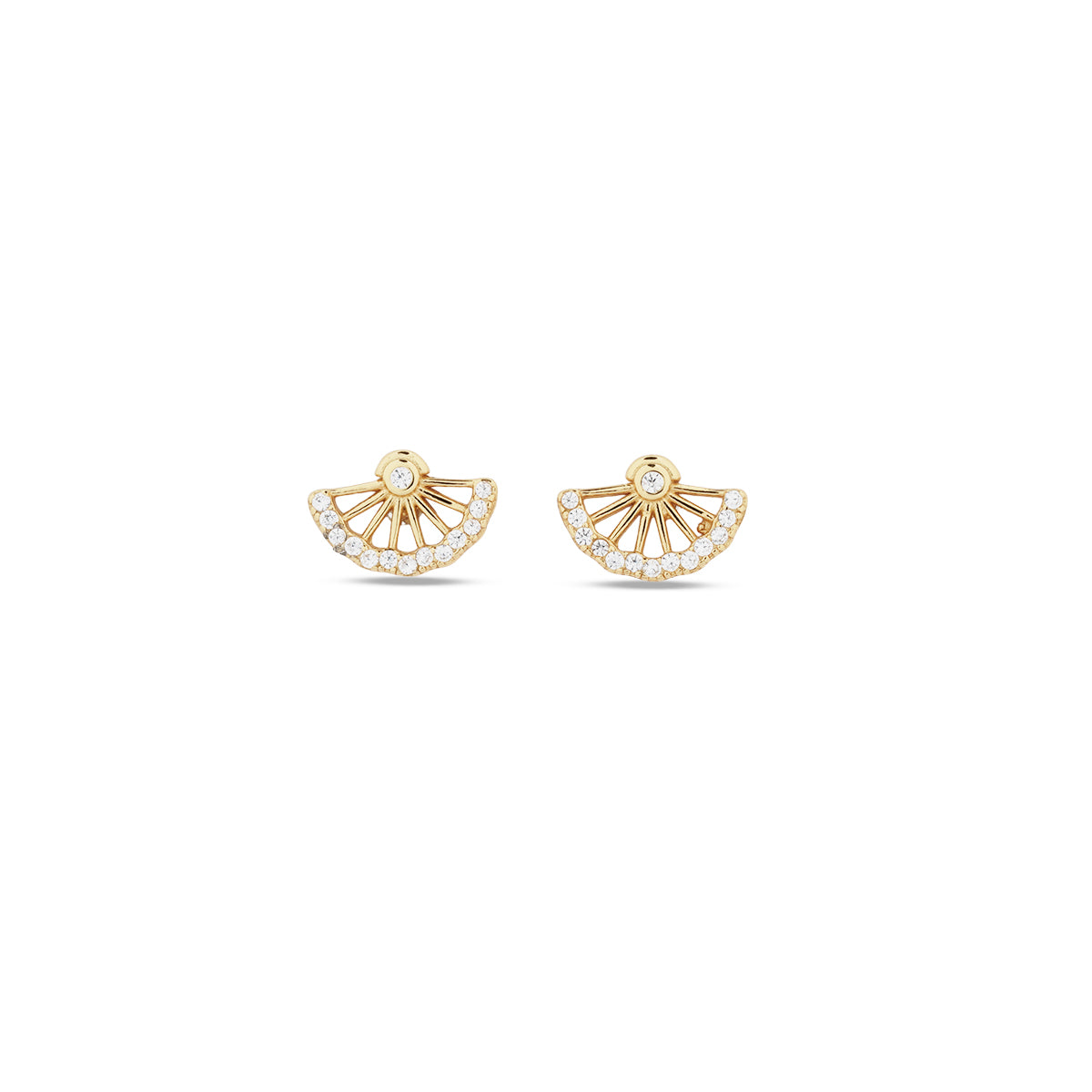 18K Vermeil Solara Fan Studs