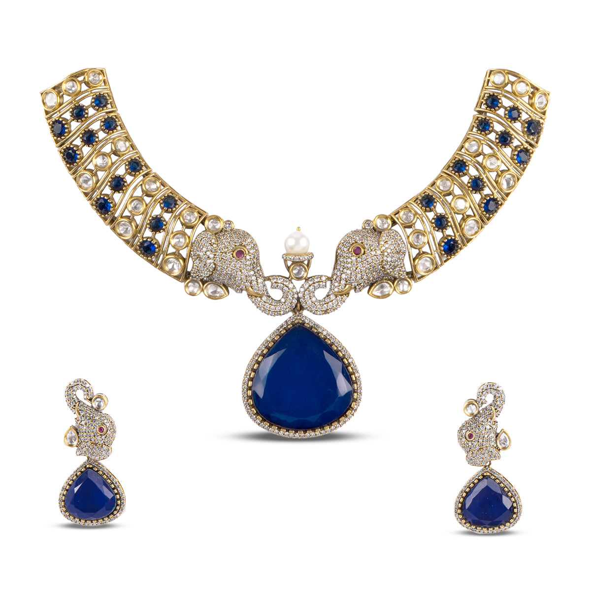 Safiye Necklace Set (Sold as a set with Earrings)