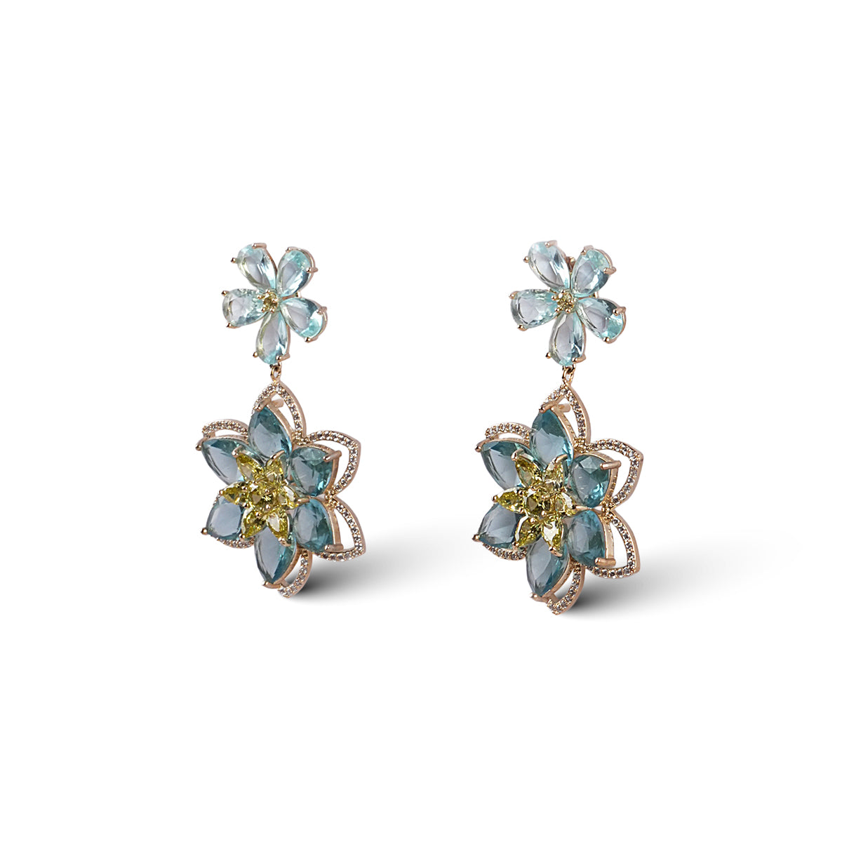 Astraya Earrings in Green