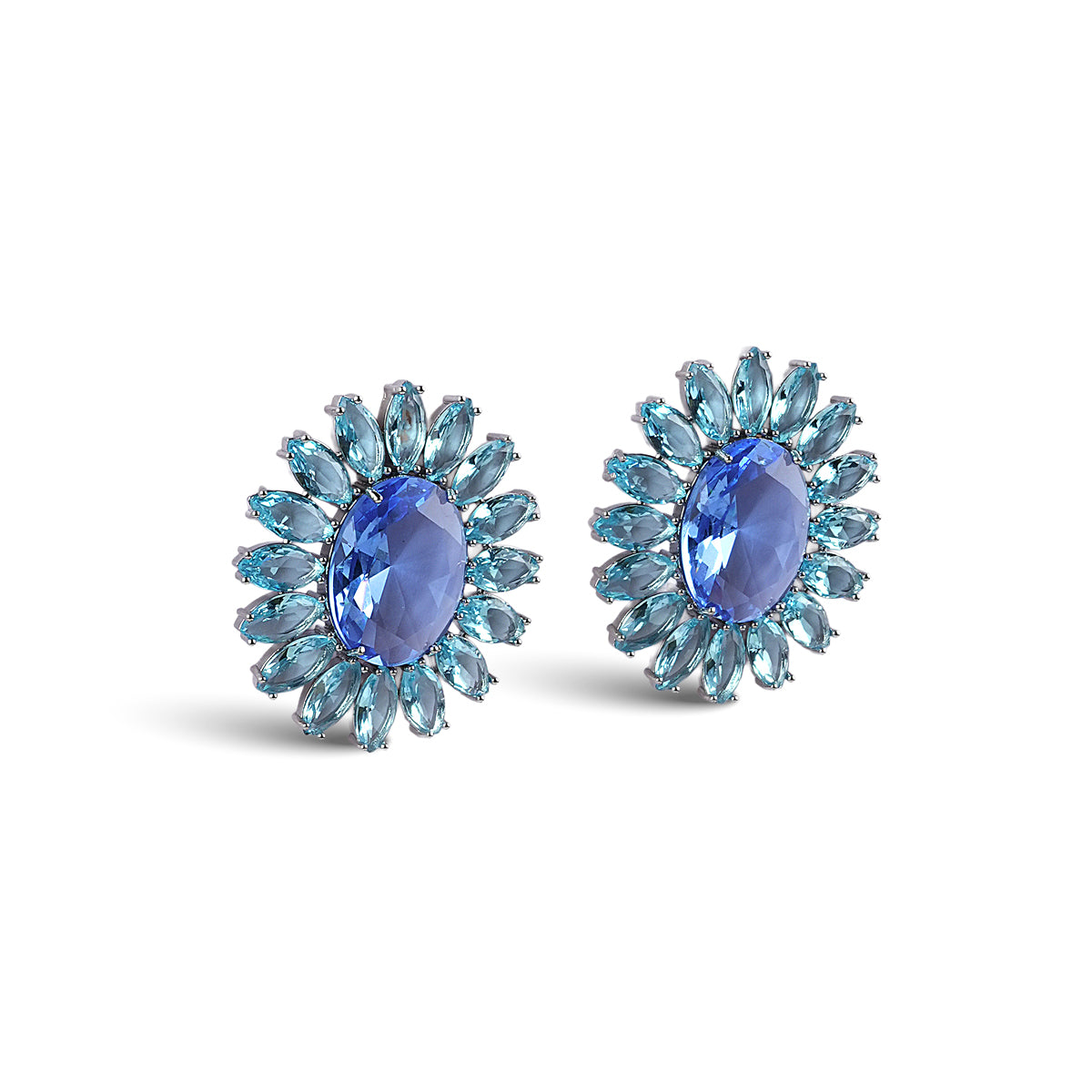 Solesta Earrings in Blue