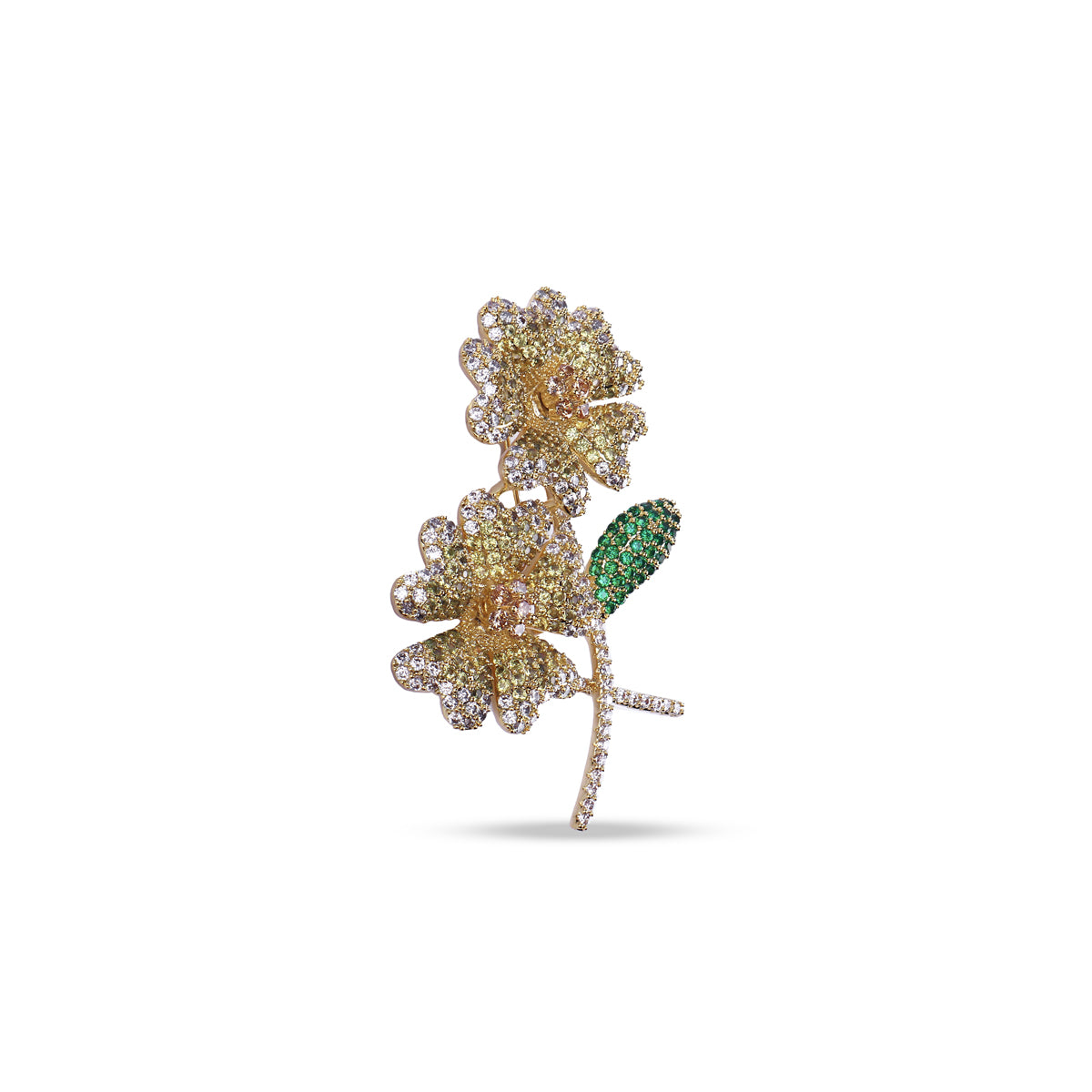 Trèfle d'Or Brooch