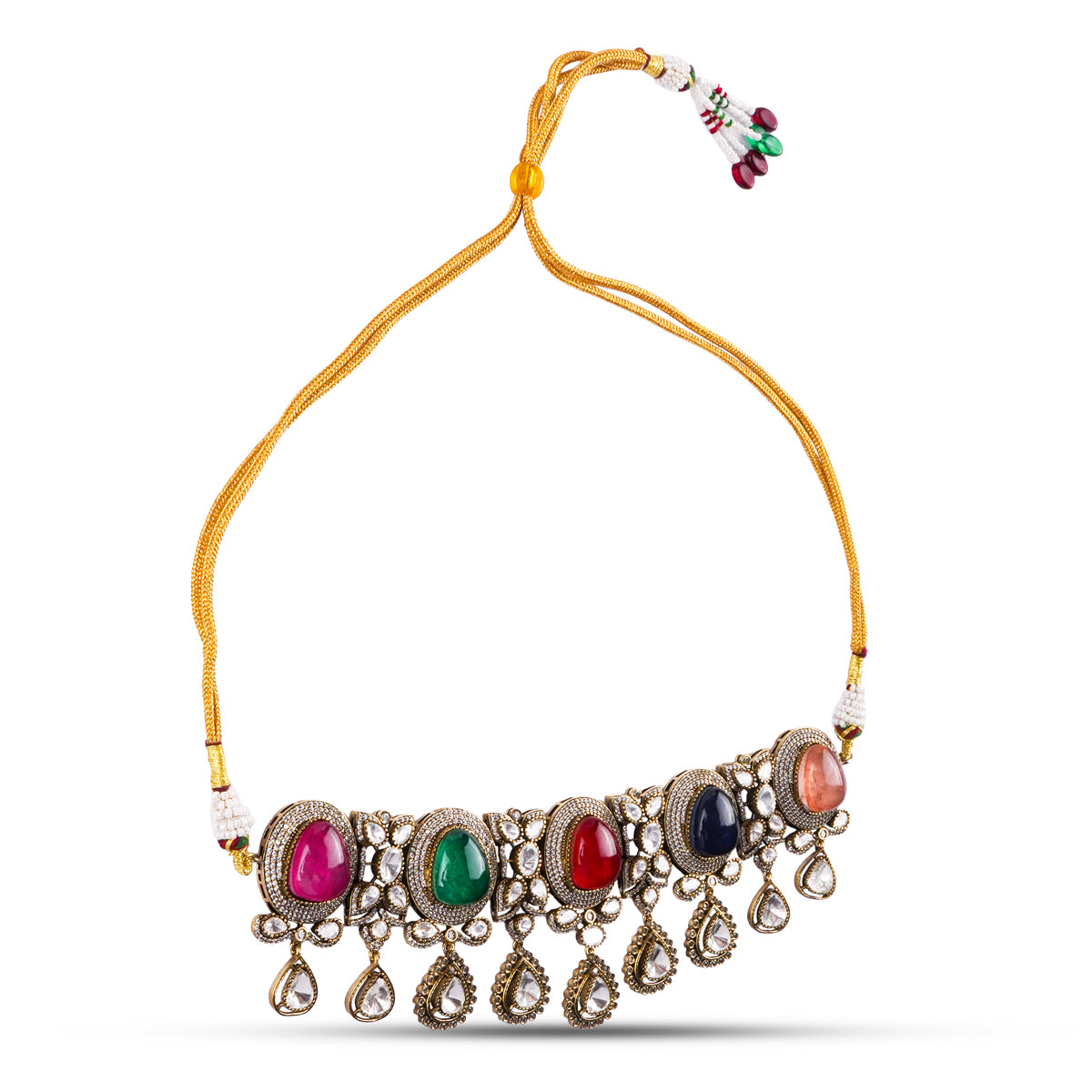Devika Necklace - Choker (Sold as a set with Earrings)