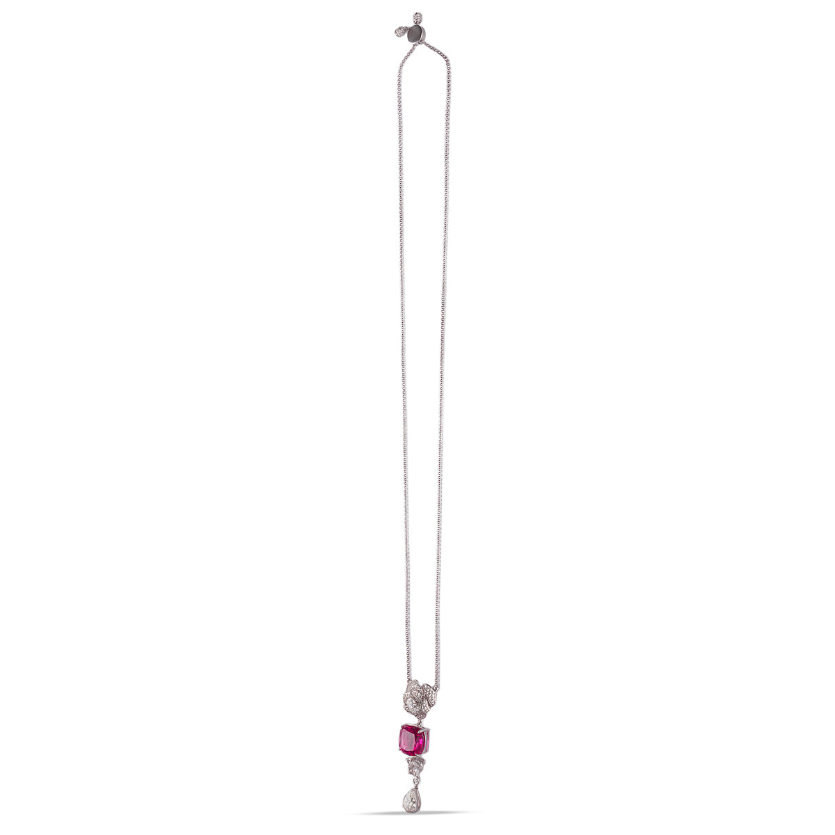 Orli Pendant Pink Tourmaline Necklace