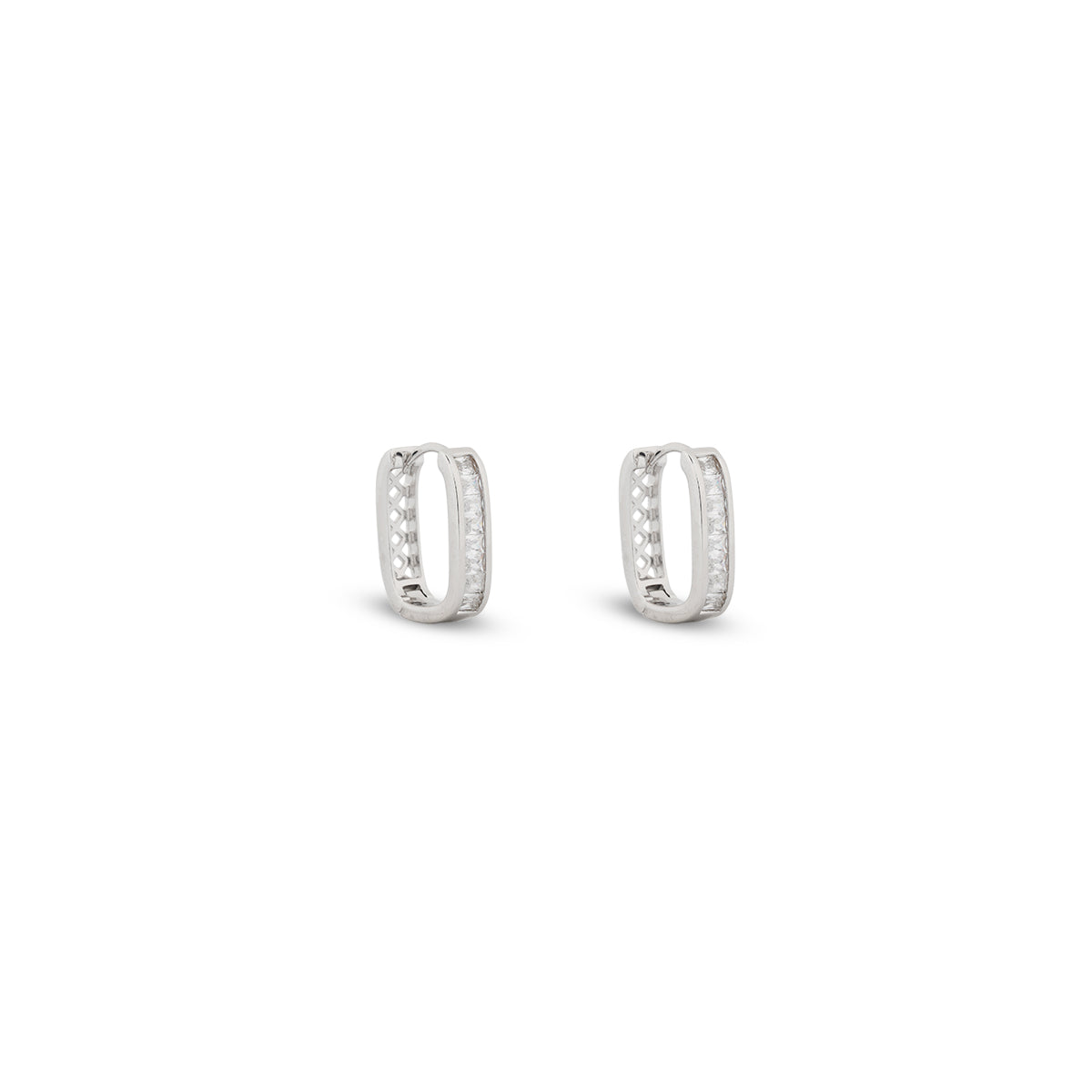 Lumière Crystal Hoop Earrings
