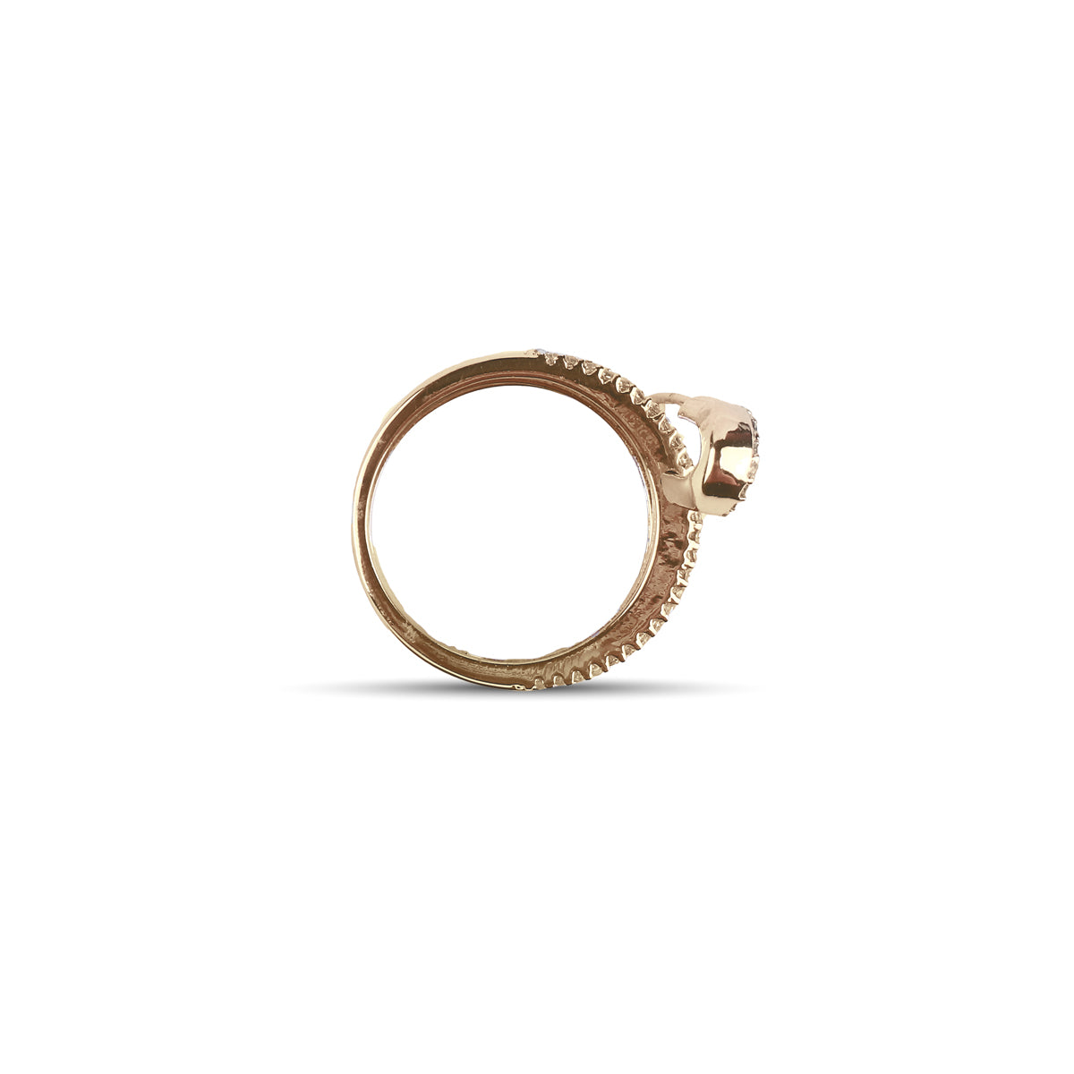 Aelia Pin Ring in Gold
