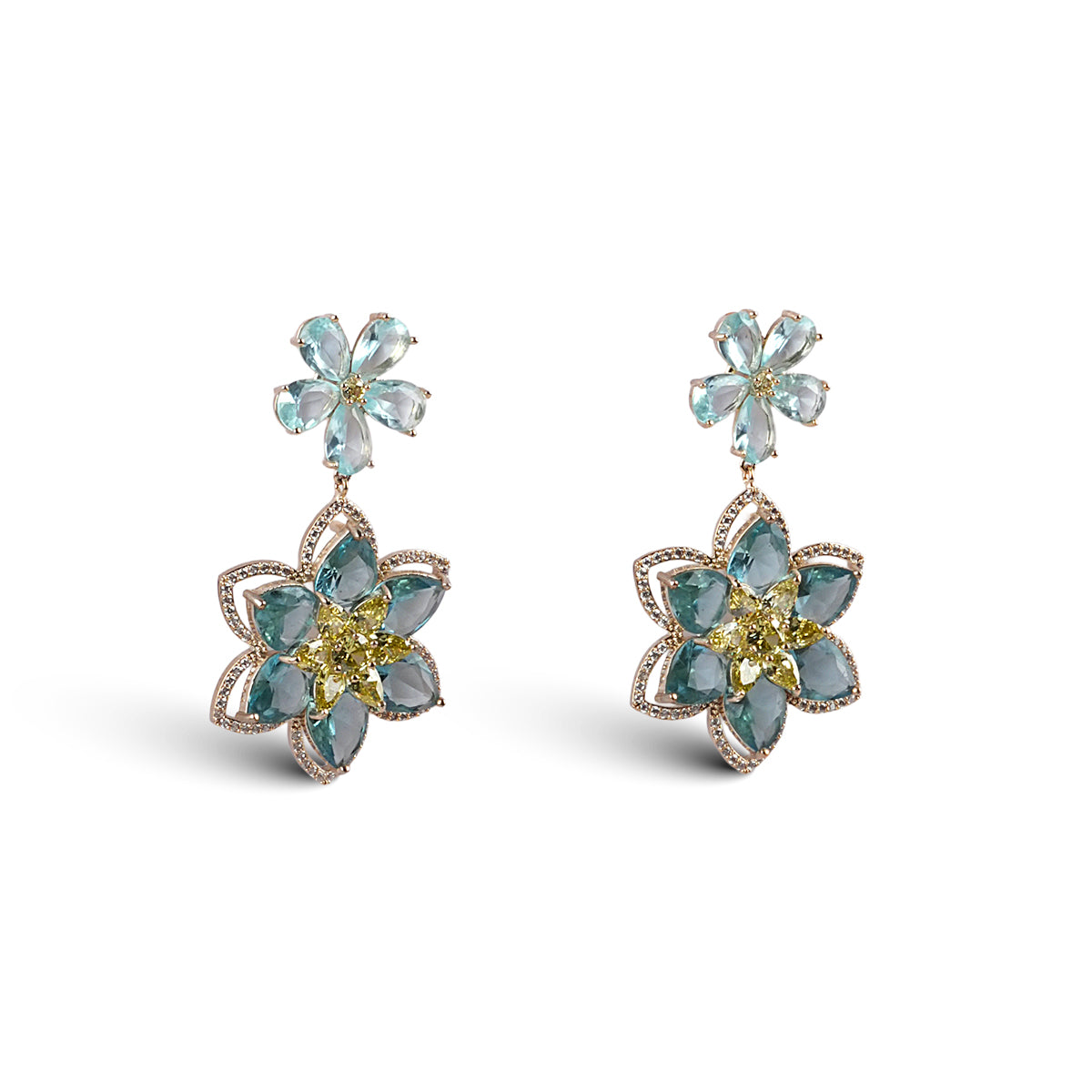 Astraya Earrings in Green