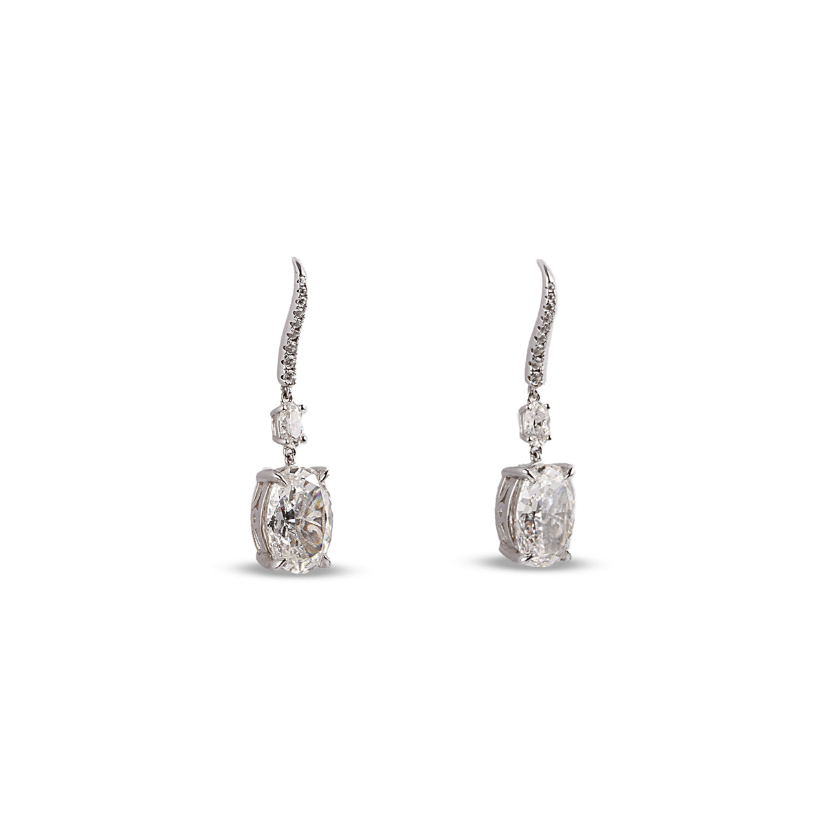 Odette Diamond Drop Earrings