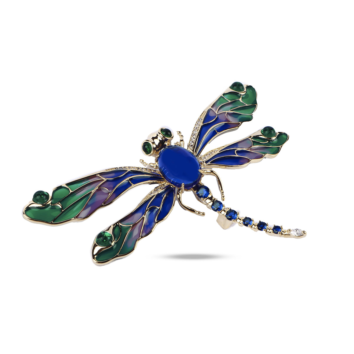 Dragonfly Charm Brooch