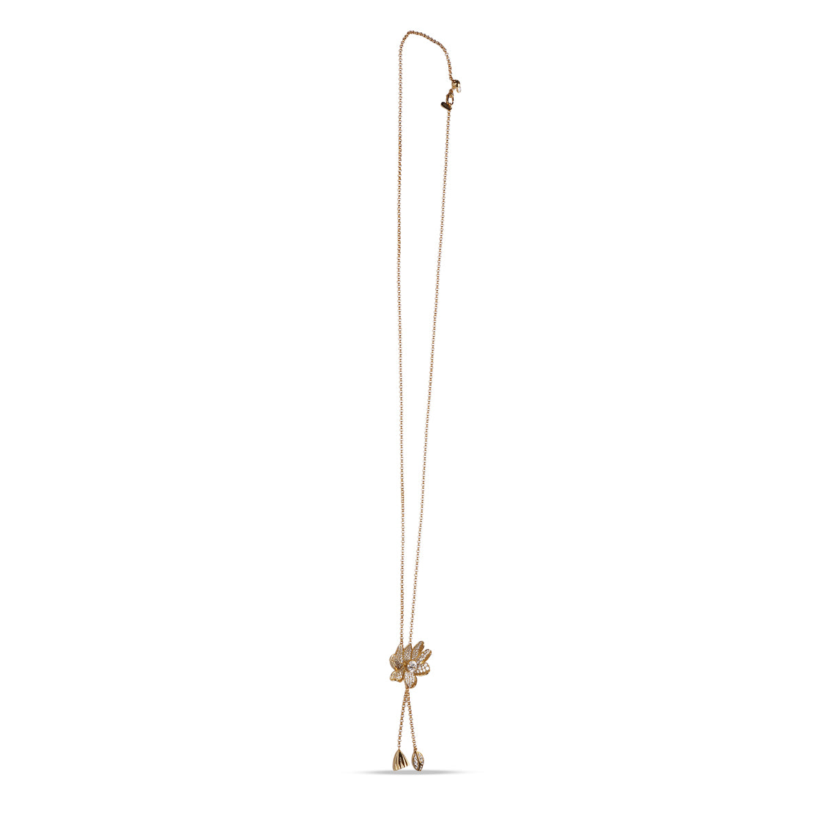 Elva Lotus Pendant Necklace