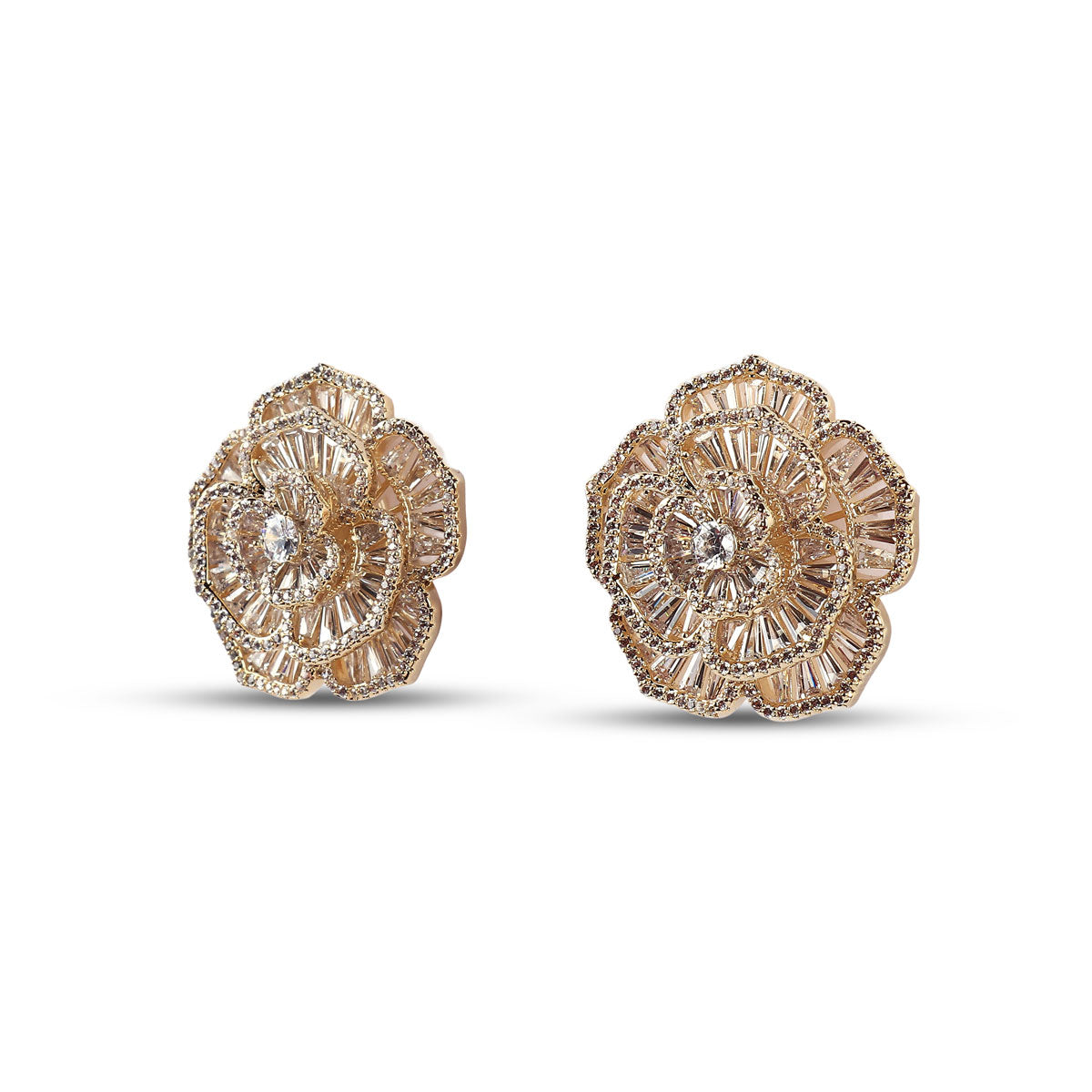 Majesty Earrings in Gold