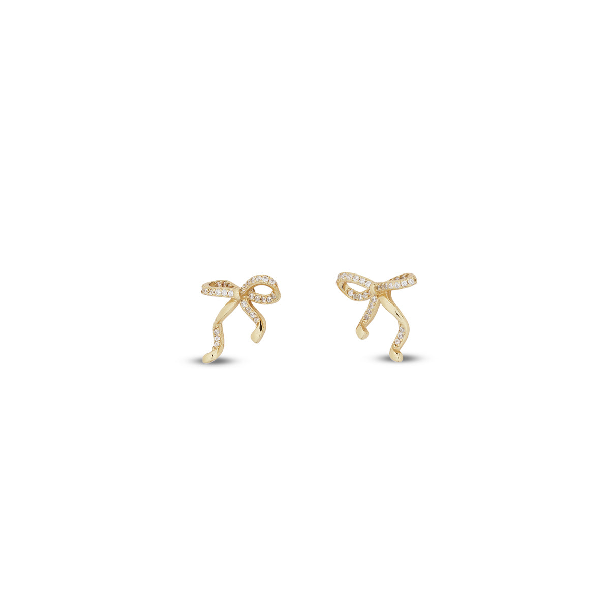 18K Gold Vermeil Cora Bow Studs