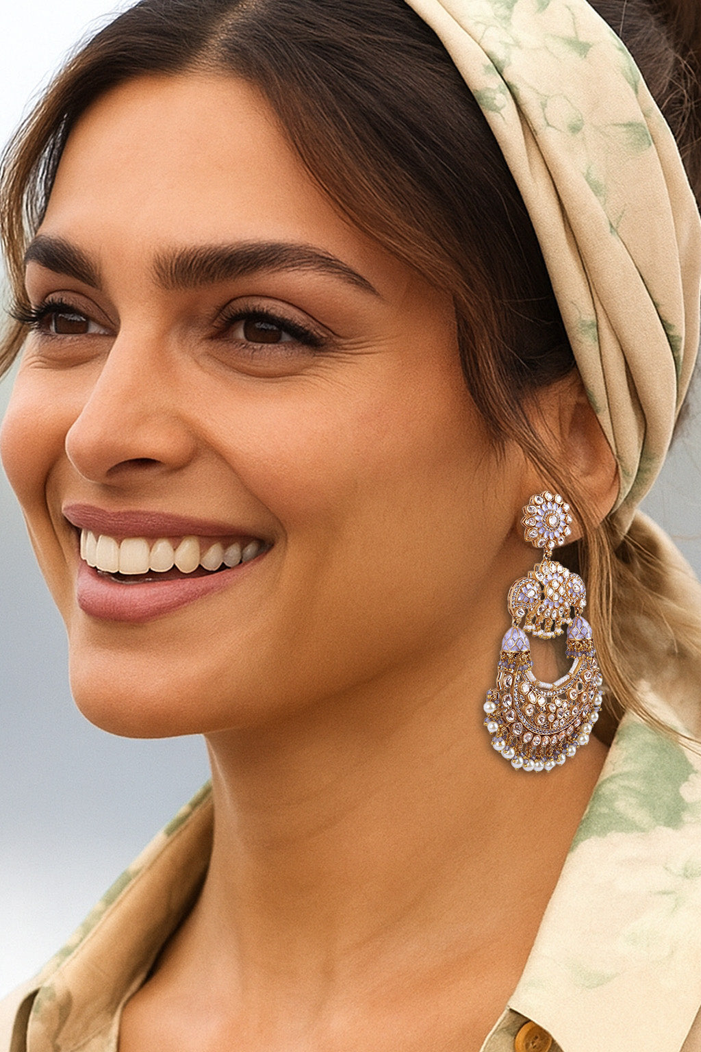 Zia Chandbali Earrings