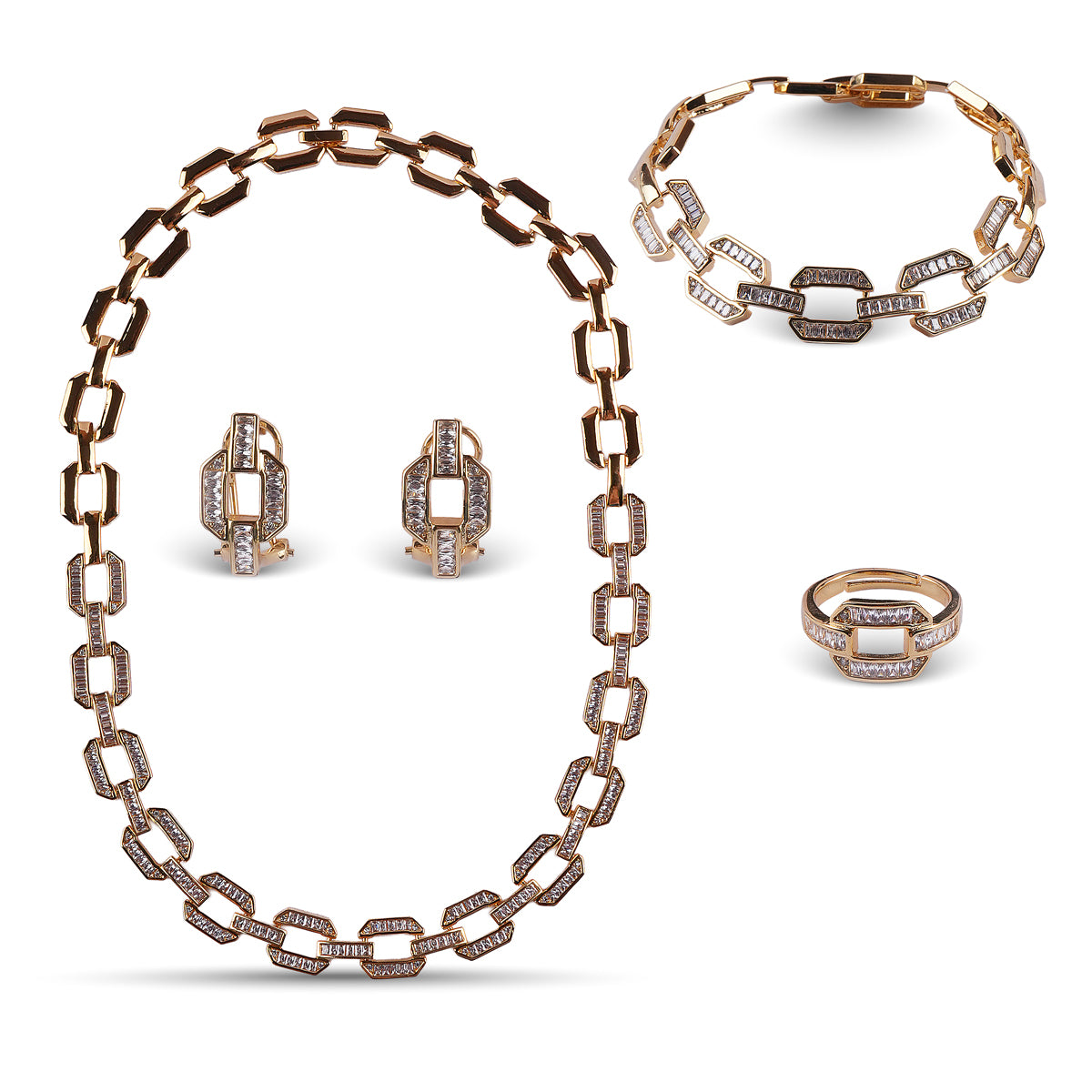 Dehlia Necklace Set 18K