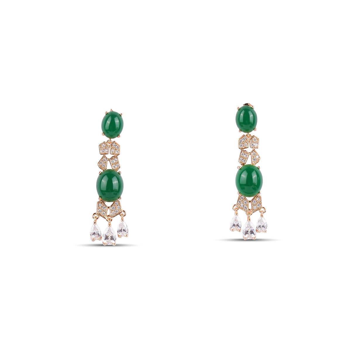 Raphelia Emerald Necklace Set 18K