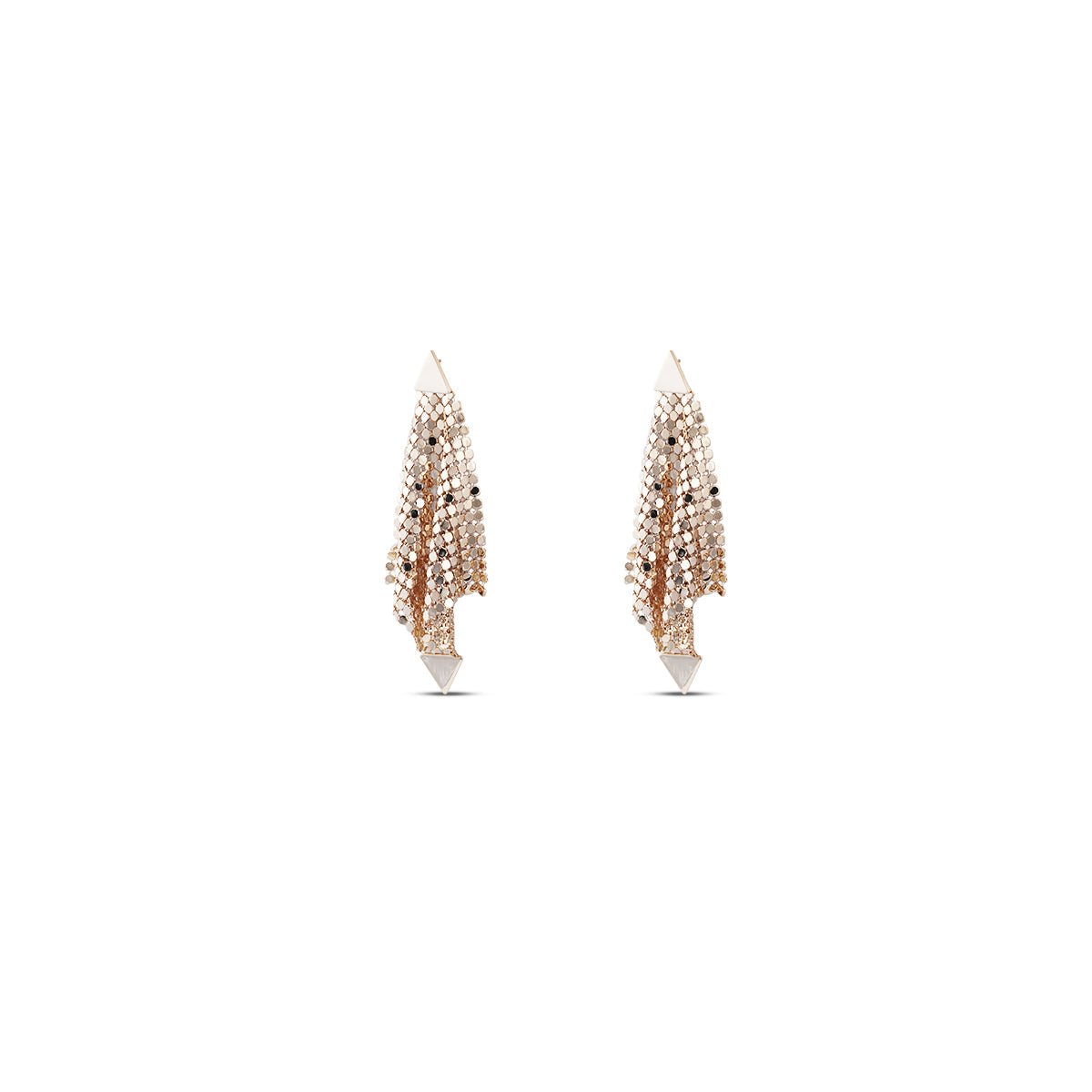 Champagne Mesh Earrings