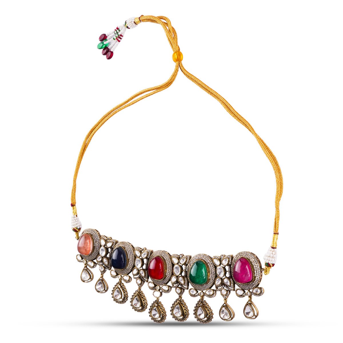 Devika Necklace - Choker (Sold as a set with Earrings) - MBAGH