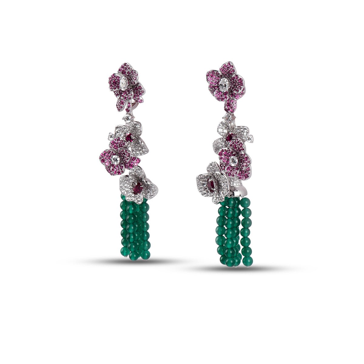 Eden Flower Earrings -925 Silver - MBAGH