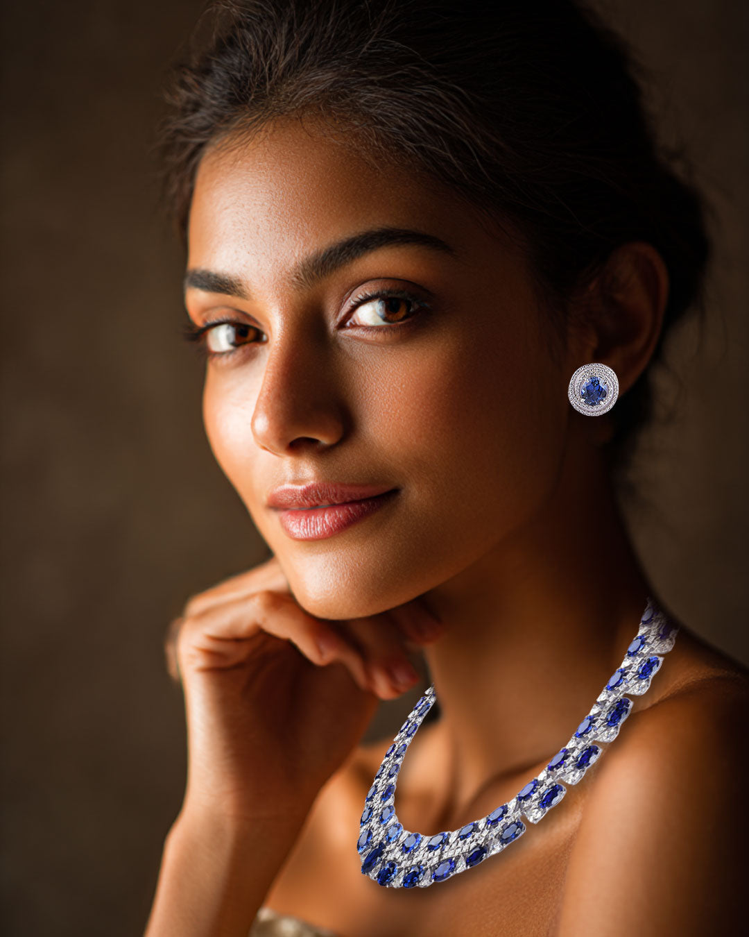 Novaea Necklace in Sapphire