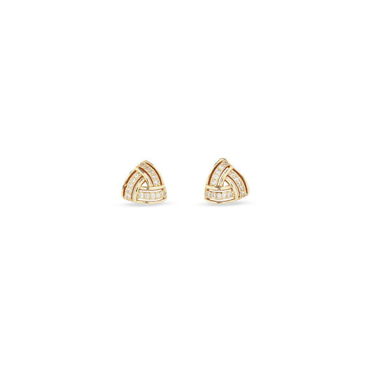 18K Gold Vermeil Aurelia Knot Studs - MBAGH