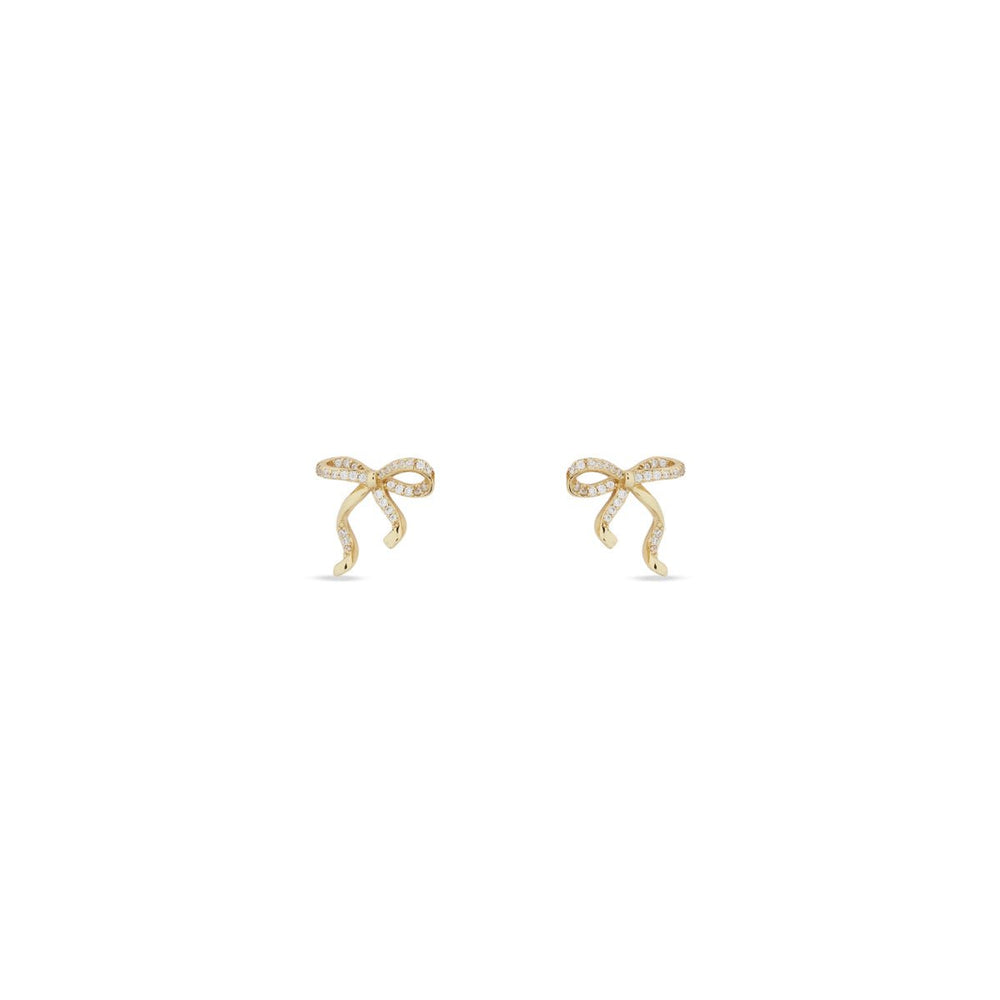 18K Gold Vermeil Cora Bow Studs
