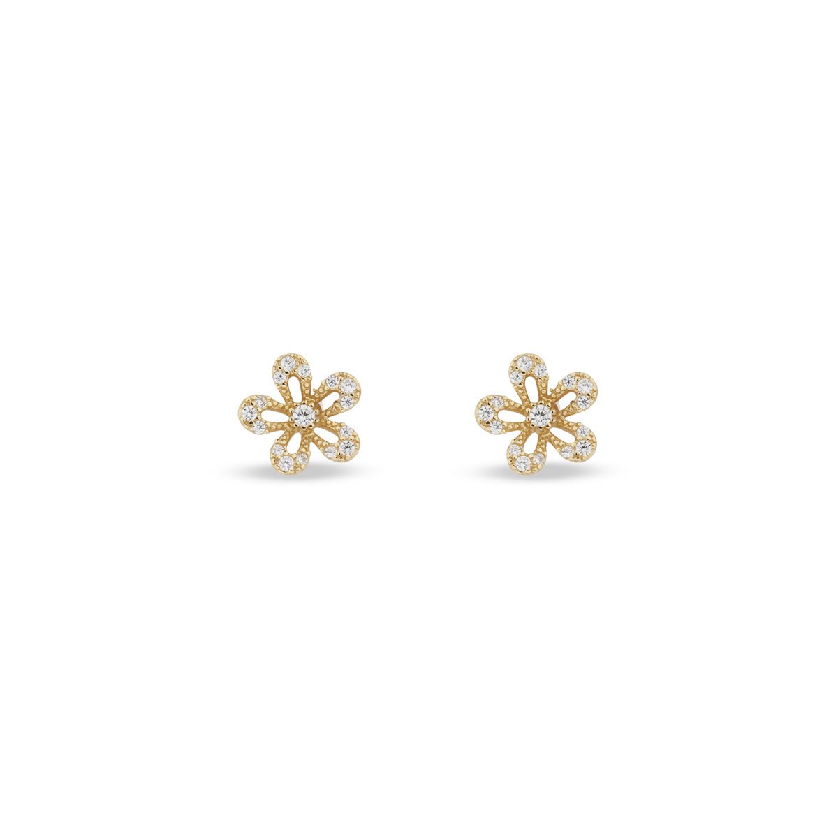 18K Gold Vermeil Elowen Bloom Studs - MBAGH