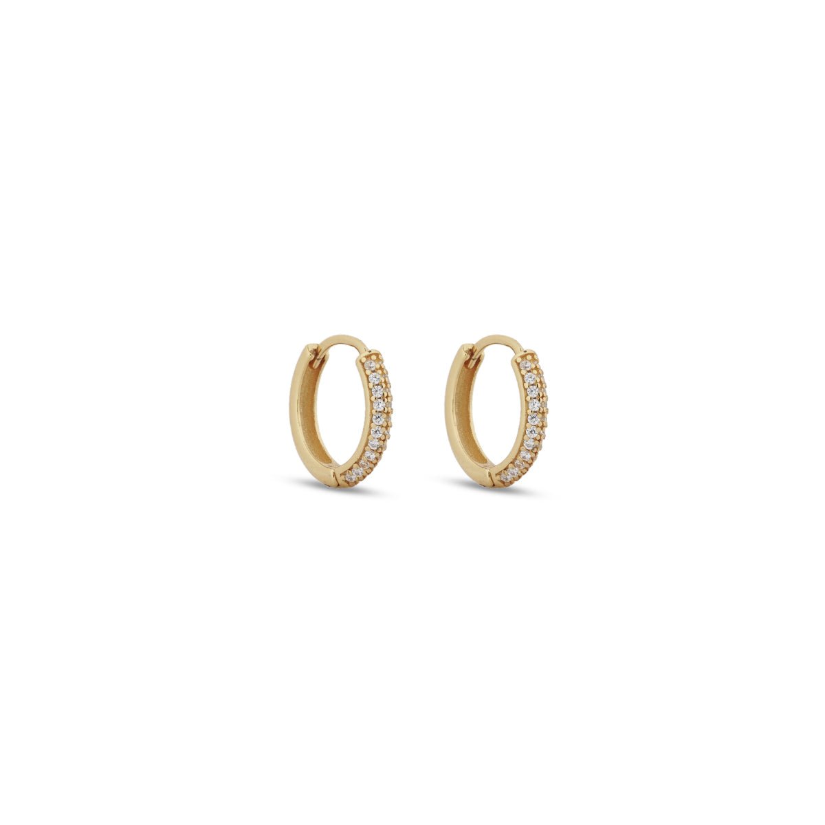 18K Huggie Earrings - MBAGH
