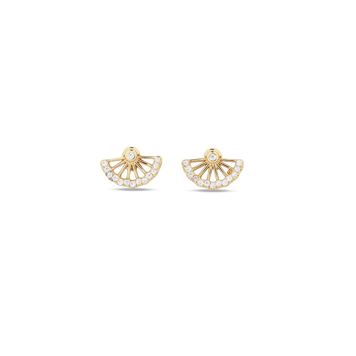 18K Vermeil Solara Fan Studs - MBAGH