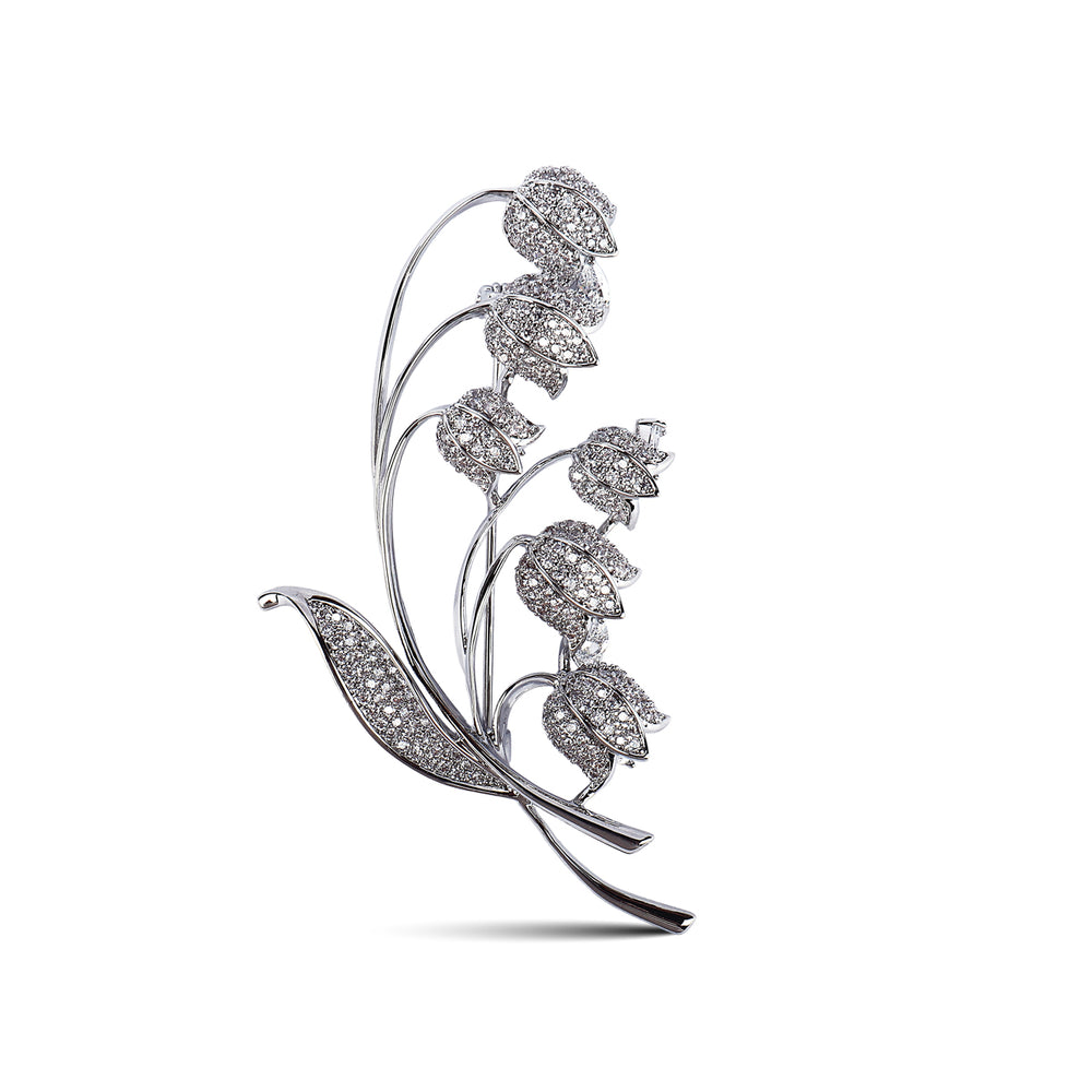 Leonor Flowers Brooch