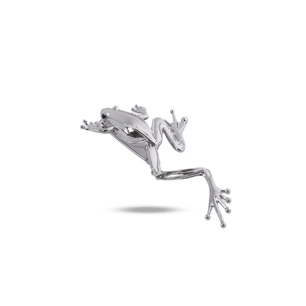 Grenouille Brooch in Silver