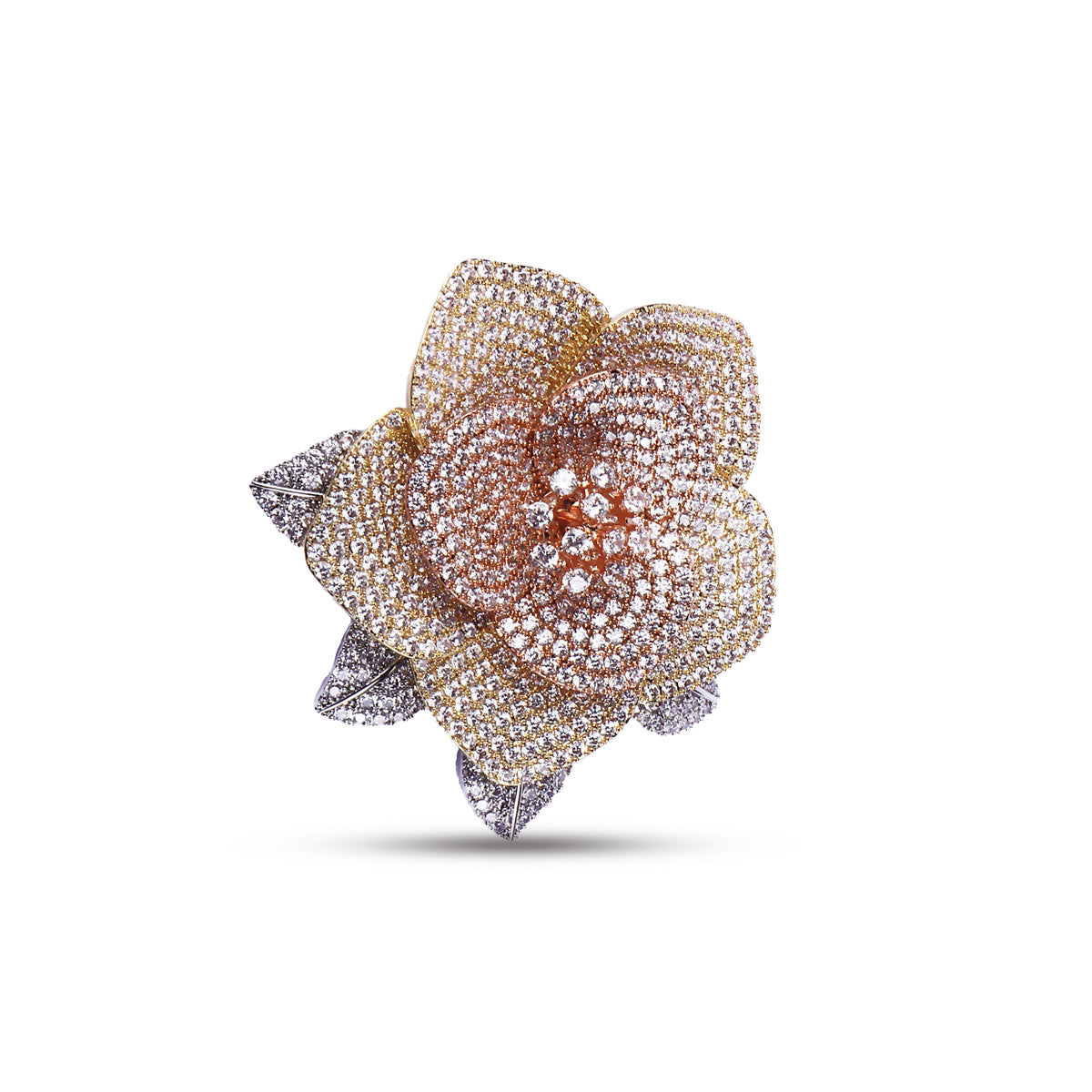 Rosé Brooch
