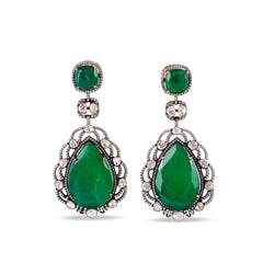 Dilra Emerald Earrings
