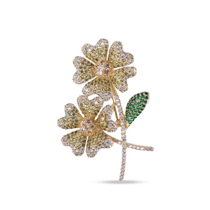 Trèfle d'Or Brooch