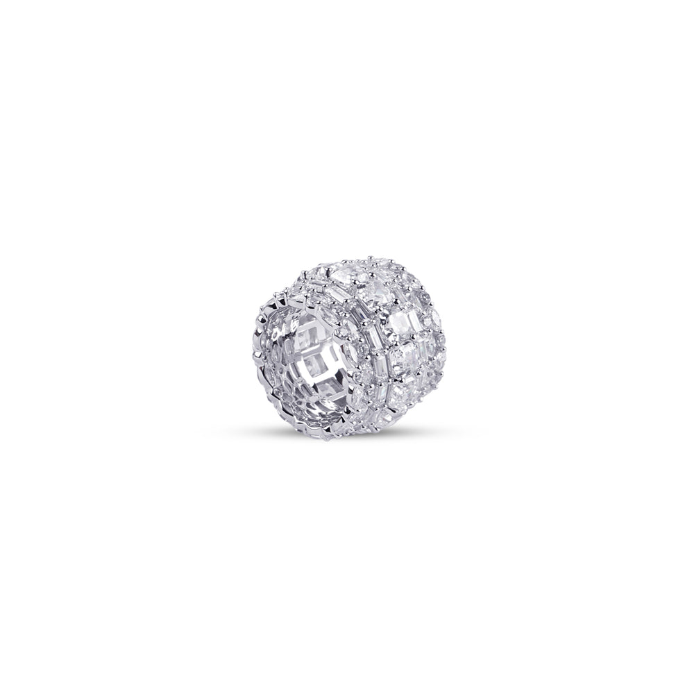 Malibu Ring in Eco Diamond 925