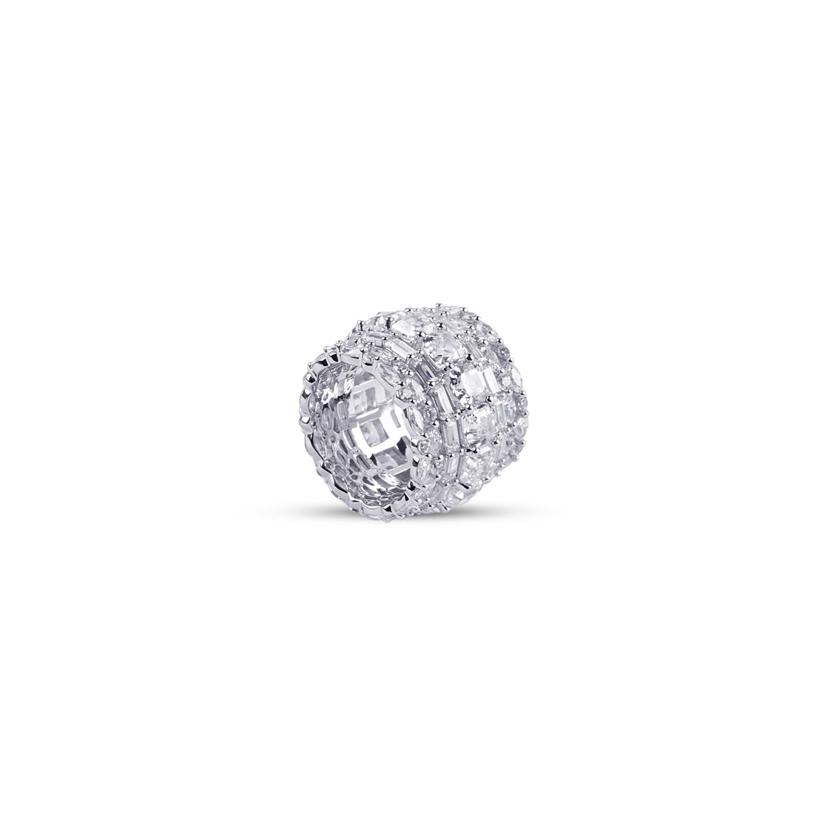 Malibu Ring in Eco Diamond 925