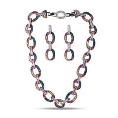 Miraan Necklace Set (With Earrings)