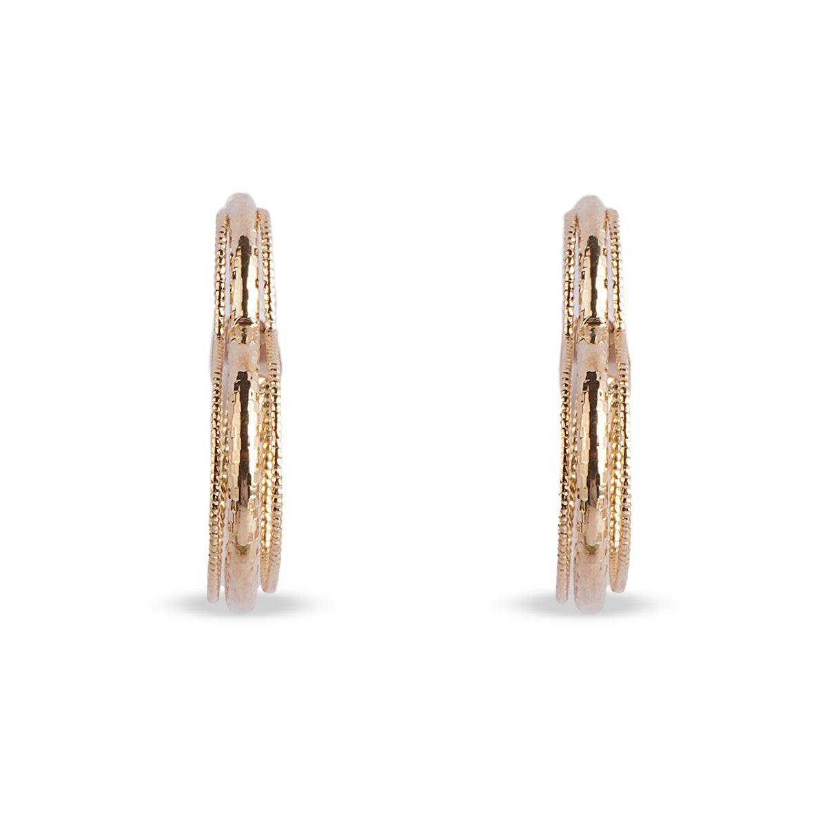 Briar Hoop Earrings - Gold
