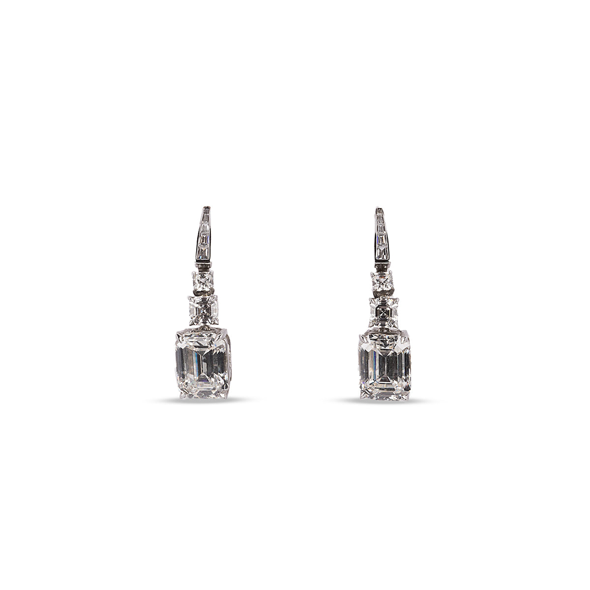 Noemi Eco Diamond Drop Earrings 925 Silver
