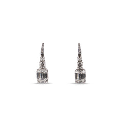 Noemi Eco Diamond Drop Earrings 925 Silver