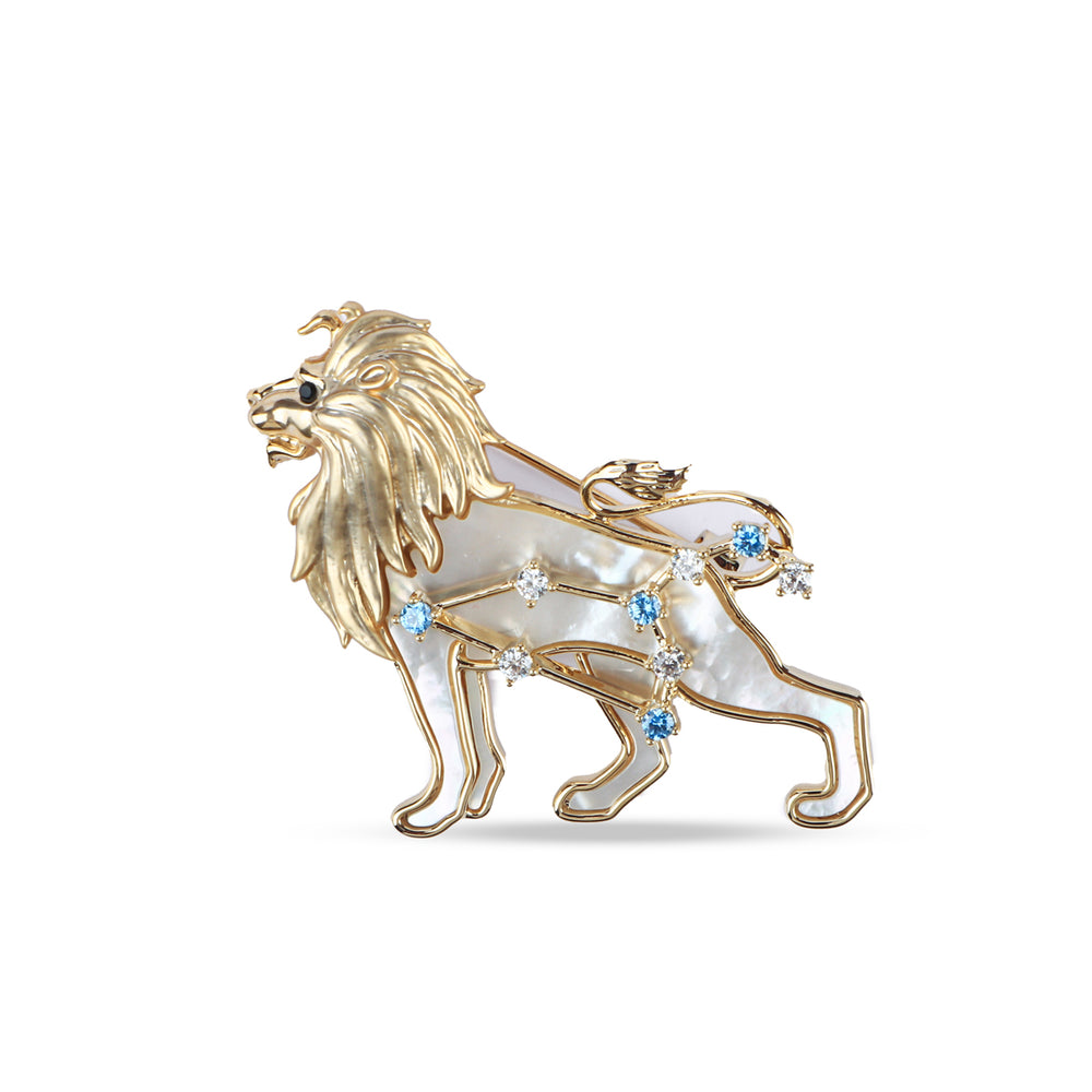 Roi Brooch - Mother of Pearl