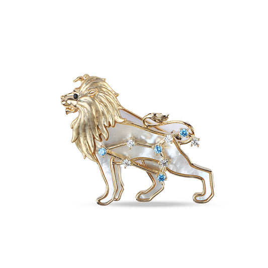 Roi Brooch - Mother of Pearl