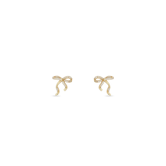 18K Gold Vermeil Cora Bow Studs