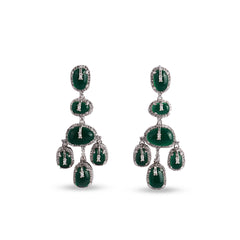 Éclat Emerald Drop Earrings