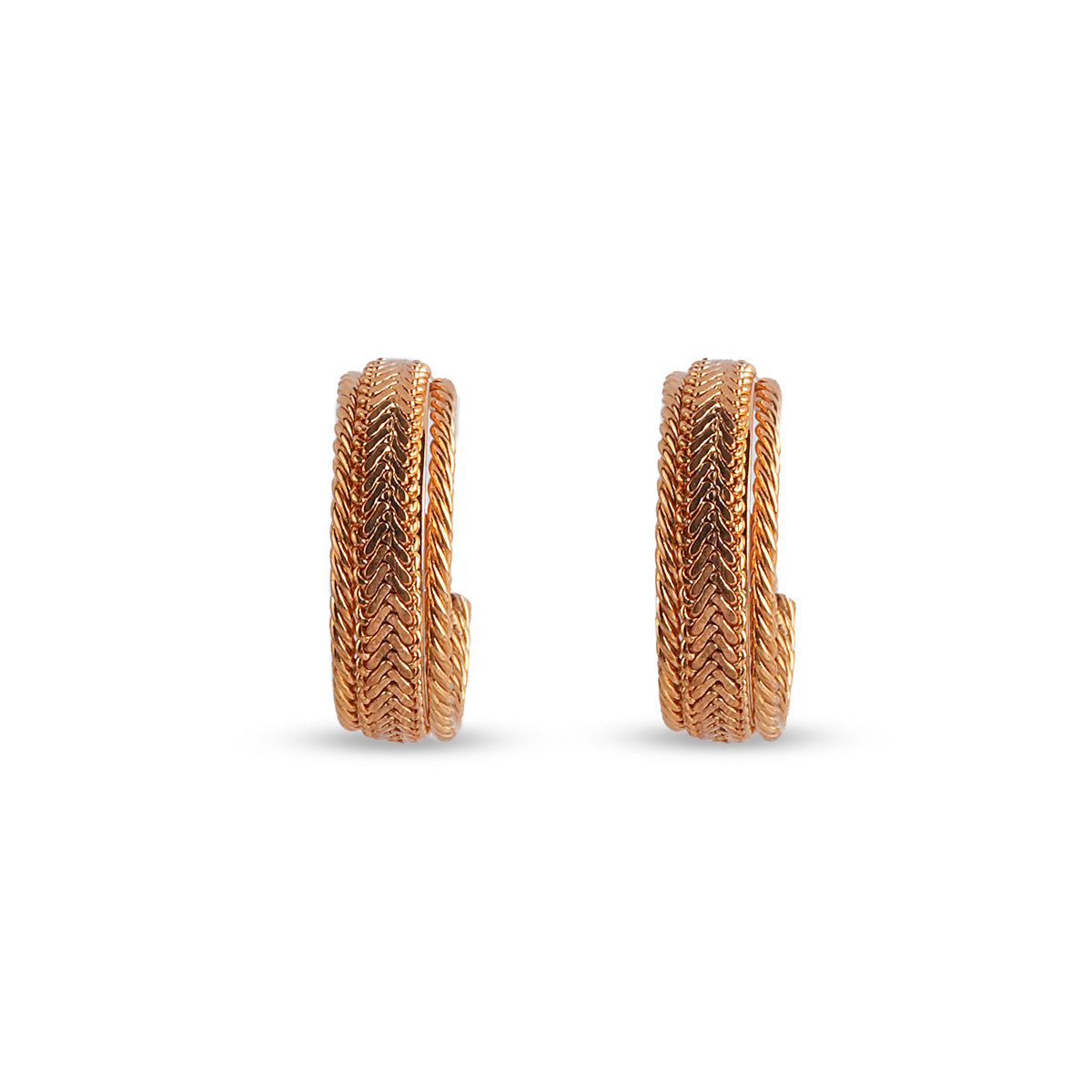 Luna Gold Hoop Earrings