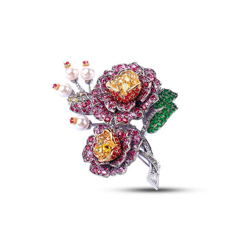 Gerbera Brooch