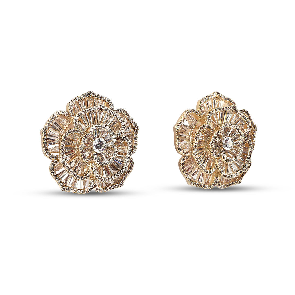 Majesty Earrings in Gold