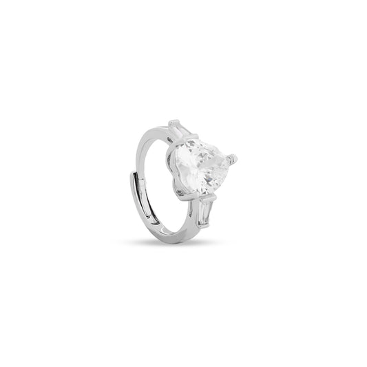 Amorette Ring in Heart 925 Silver