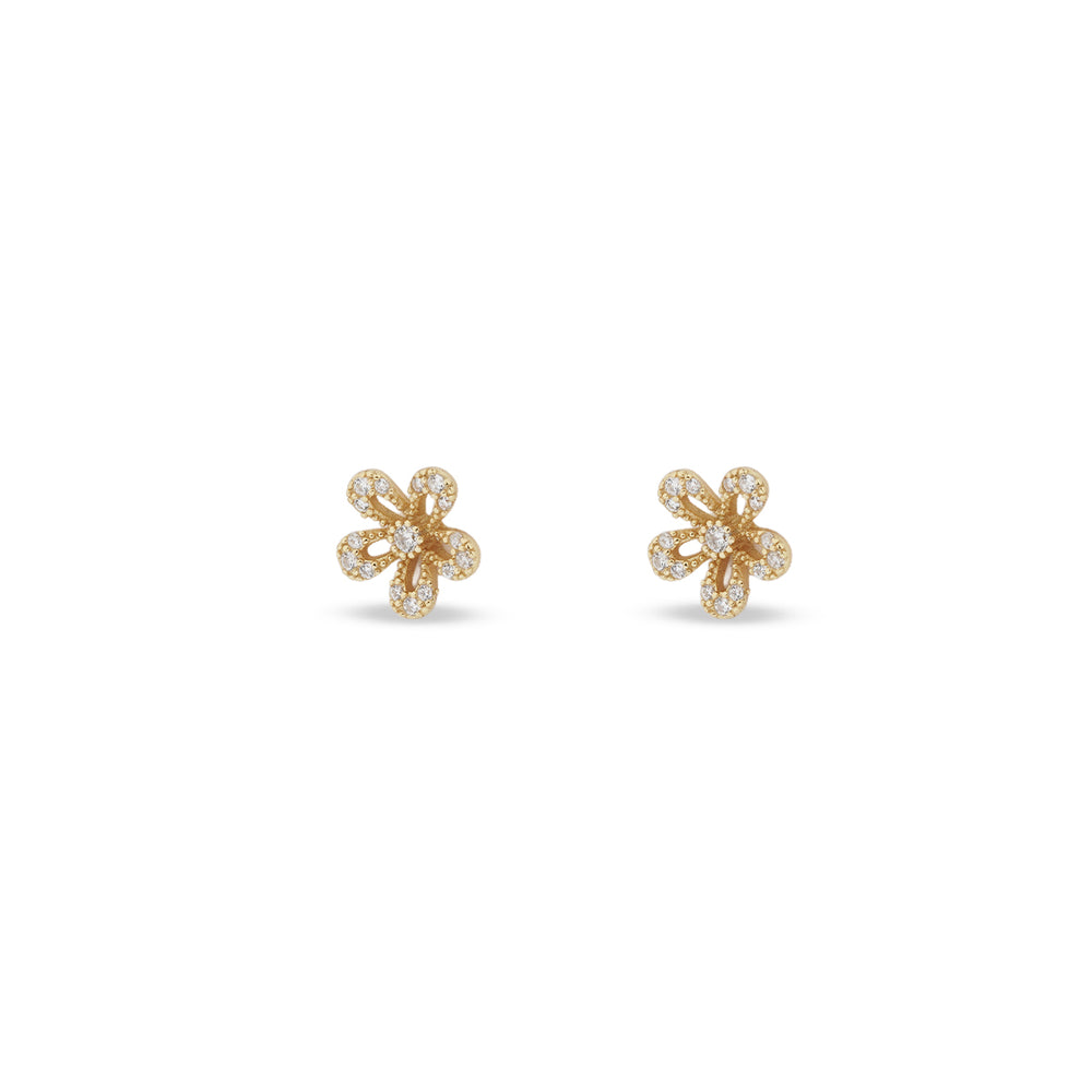 18K Gold Vermeil Elowen Bloom Studs