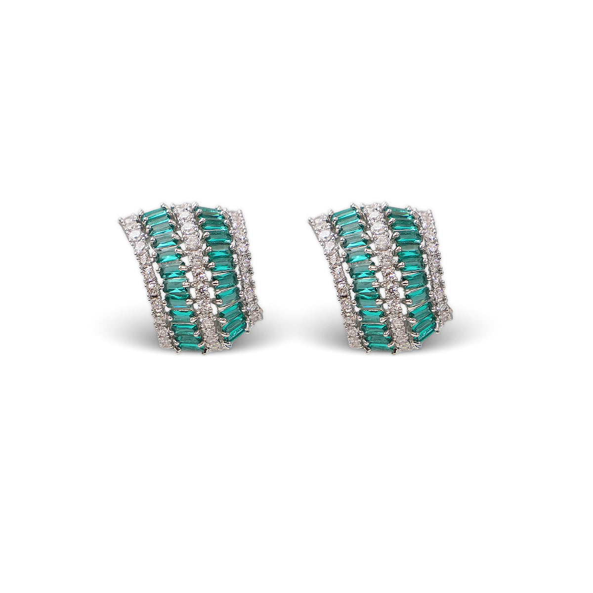 Niva Earrings - Green