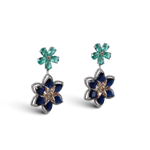 Astraya Earrings in Blue